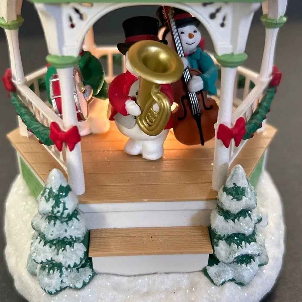 Hallmark Keepsake Ornament Snowman Band 2020 Magic Light Sound Motion Member Exc